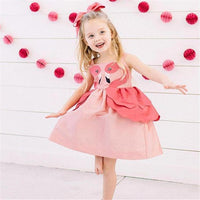 Toddler Girls Swan Dress Suspender Skirt Princess Skirt - PrettyKid