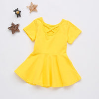 Short Sleeve Dress for Toddler Girl Wholesale Children's Clothing - PrettyKid