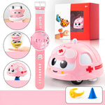 Wholesale Cute Rotating Gyro Watch Car Toys for Children Learning Educational Toys in Bulk - PrettyKid