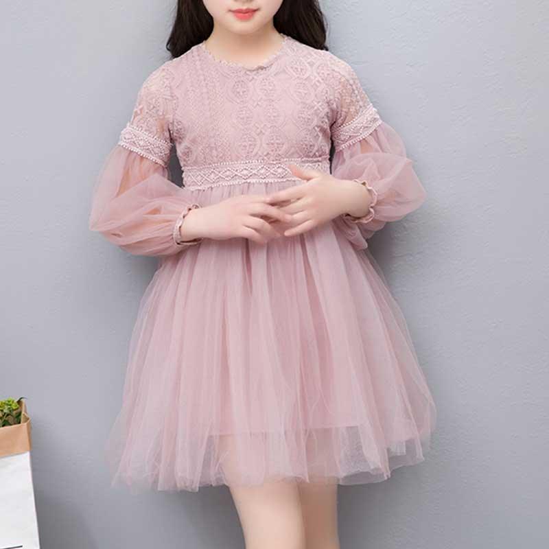 Toddler Girl Lace Princess Dress Children's Clothing - PrettyKid