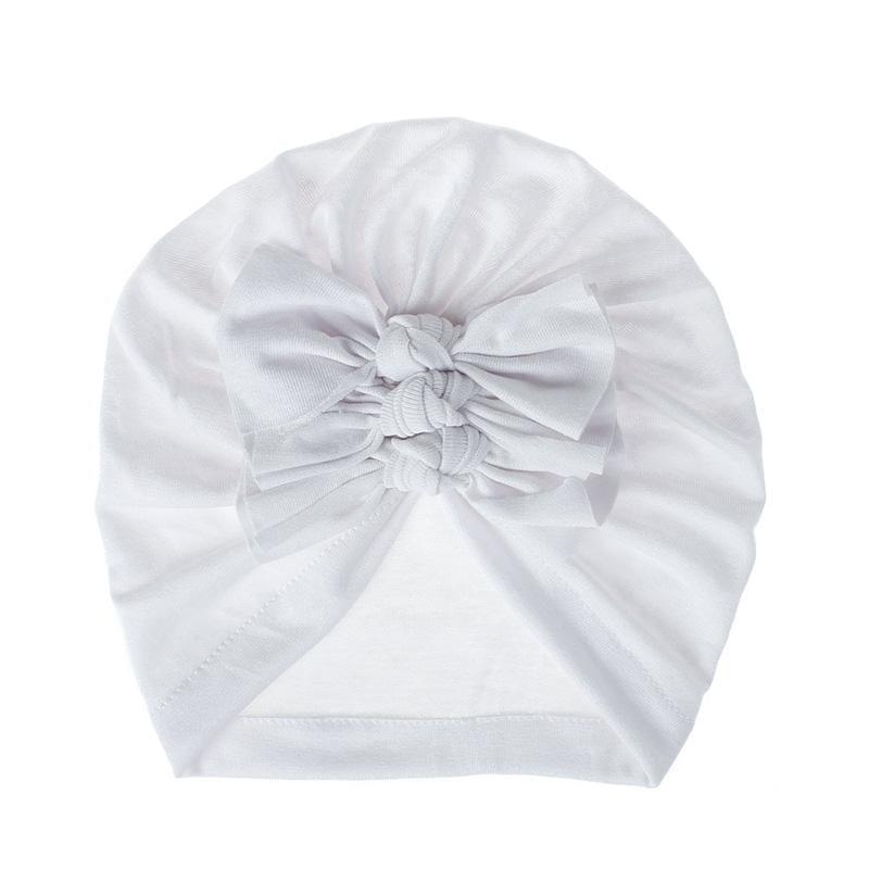 Cute Bownot Decoration Ruffled Head Cap - PrettyKid