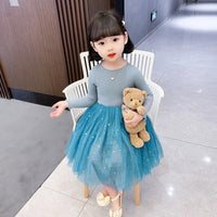 9months-6years Toddler Girl Dresses Princess Dress Tide Wholesale Girls Fashion Clothes - PrettyKid