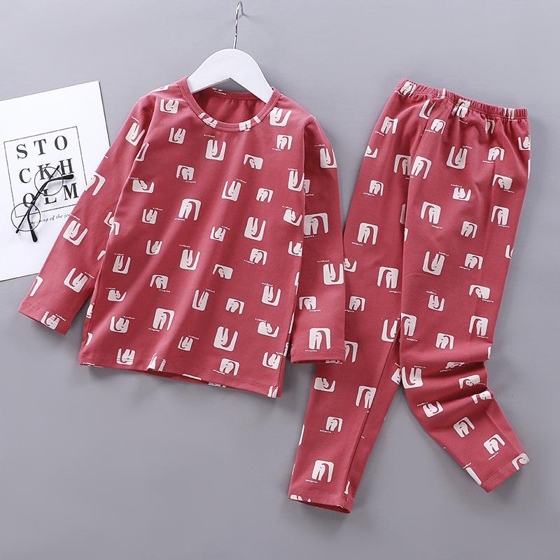wholesale baby girl boutique clothing Toddler Girl Strawberry Print Long Sleeves Pajamas Top & Pants - PrettyKid