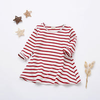 Toddler Kids Girls' Cotton Stripe Dress - PrettyKid