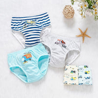 5-piece Cartoon Design Panties for Children Boy - PrettyKid