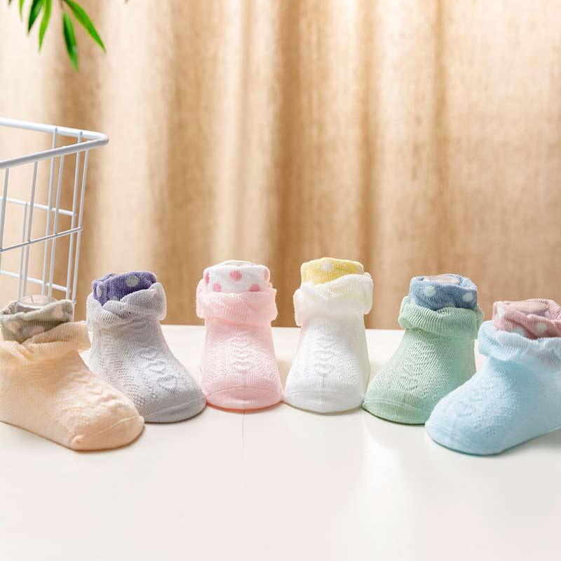 3-piece Lace Mesh Socks Wholesale children's clothing - PrettyKid