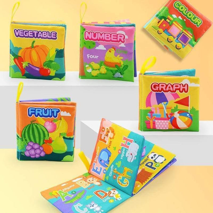 Cartoon Cute Baby Cloth Book Toy Children's Clothing - PrettyKid