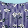 Grow Girl Stripe Flower Print Cime Top & Shorts - PrettyKid