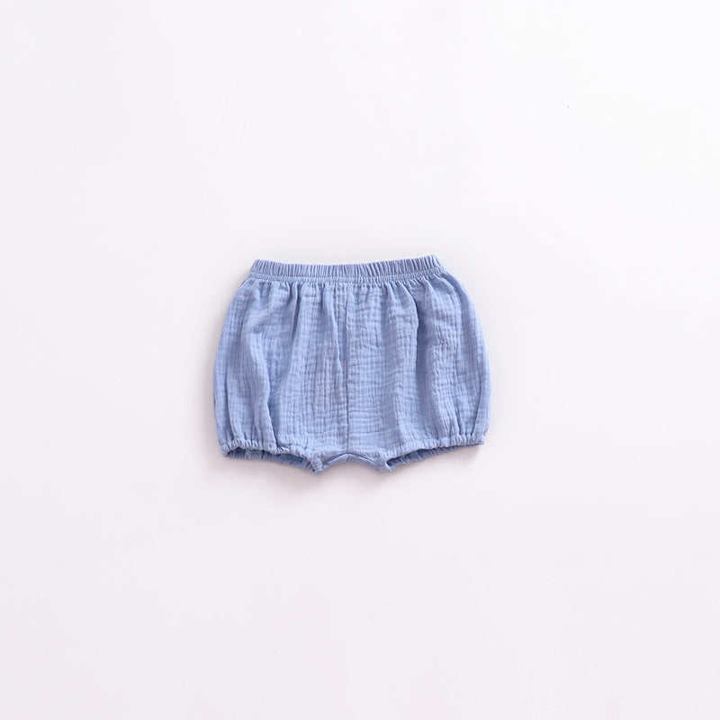 Baby Boys Girls Cotton Shorts Lantern Pants Baby Bread Pants - PrettyKid