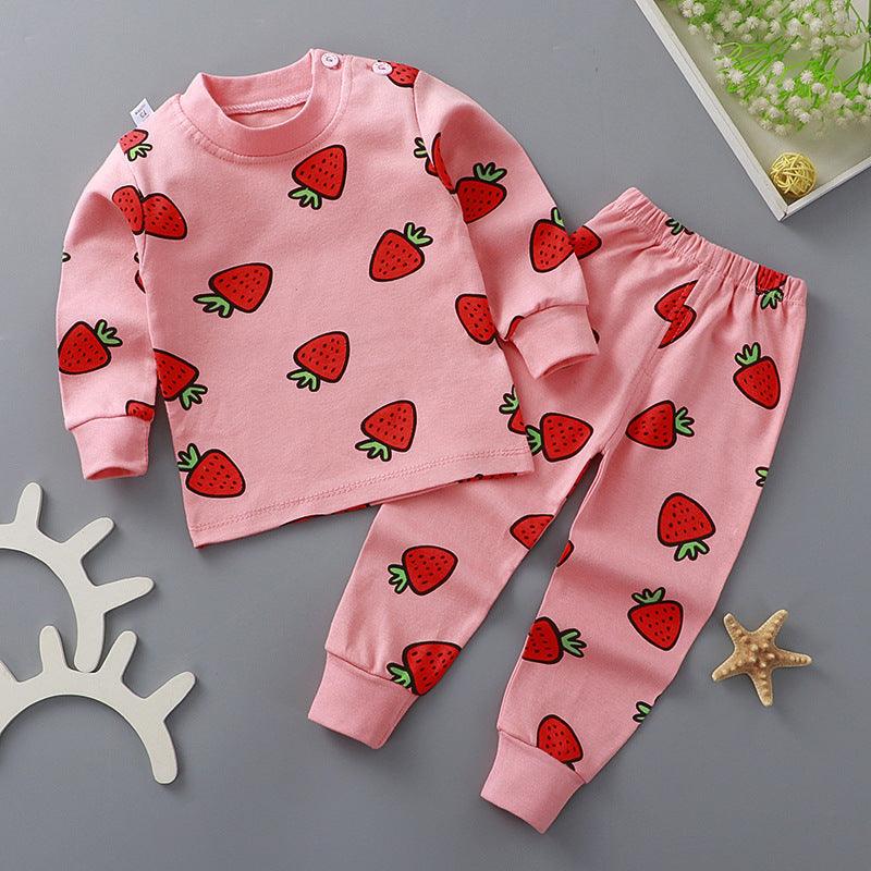 Baby Bear Print Sweatshirt And Trousers Baby Clothes Set - PrettyKid