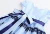Girls Striped Embroidered Dress Belt Princess Dress - PrettyKid