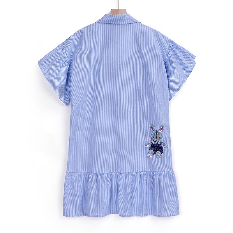 Sequined Bunny Maternity Shirt Women's Clothing - PrettyKid