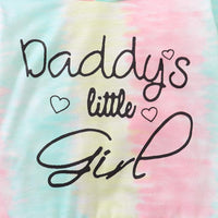 Baby Girl Tie-dye Hooded Top & Tie-dye Pants - PrettyKid