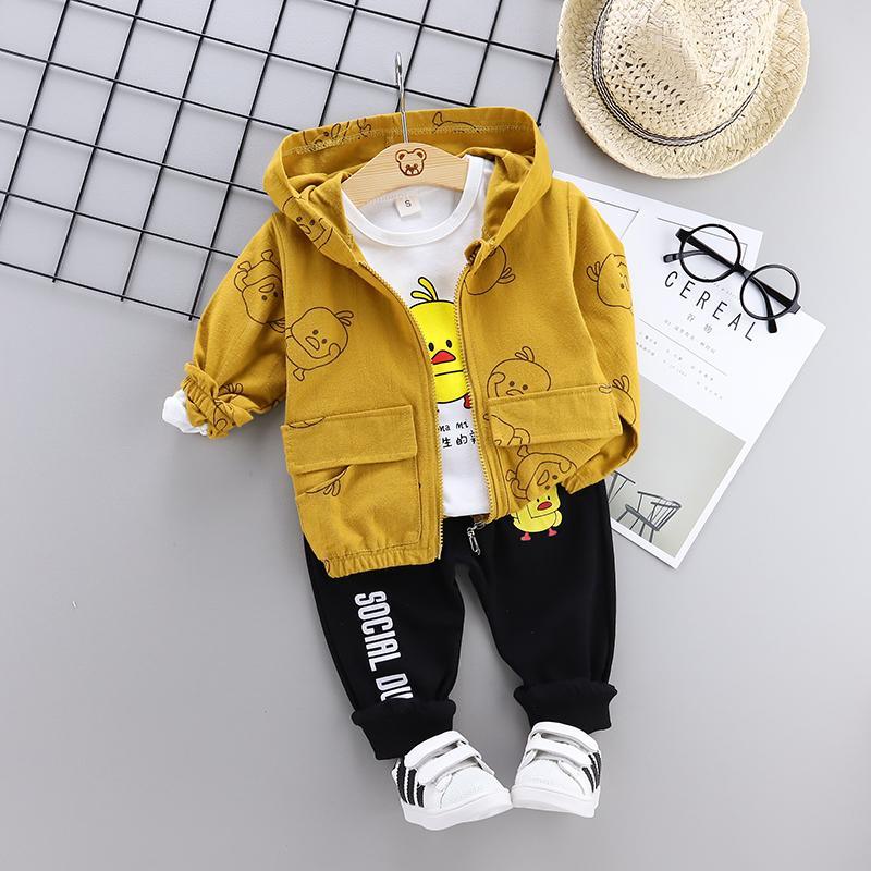 3-piece Coat & Sweatshirt & Pants for Children Boy - PrettyKid