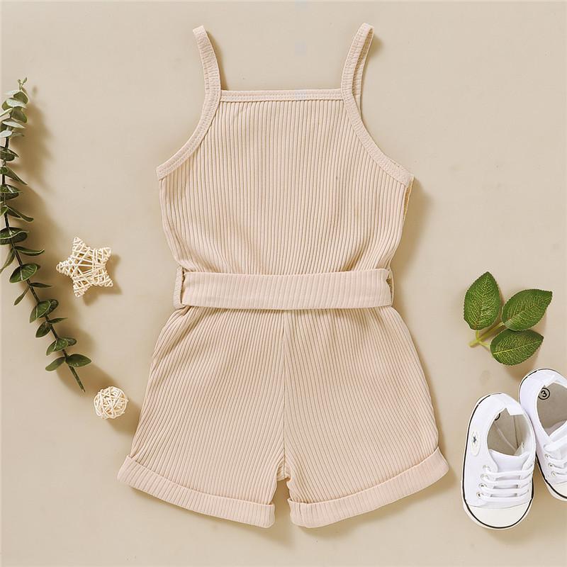 Solid Sling Bodysuit for Children's Clothing Wholesale - PrettyKid