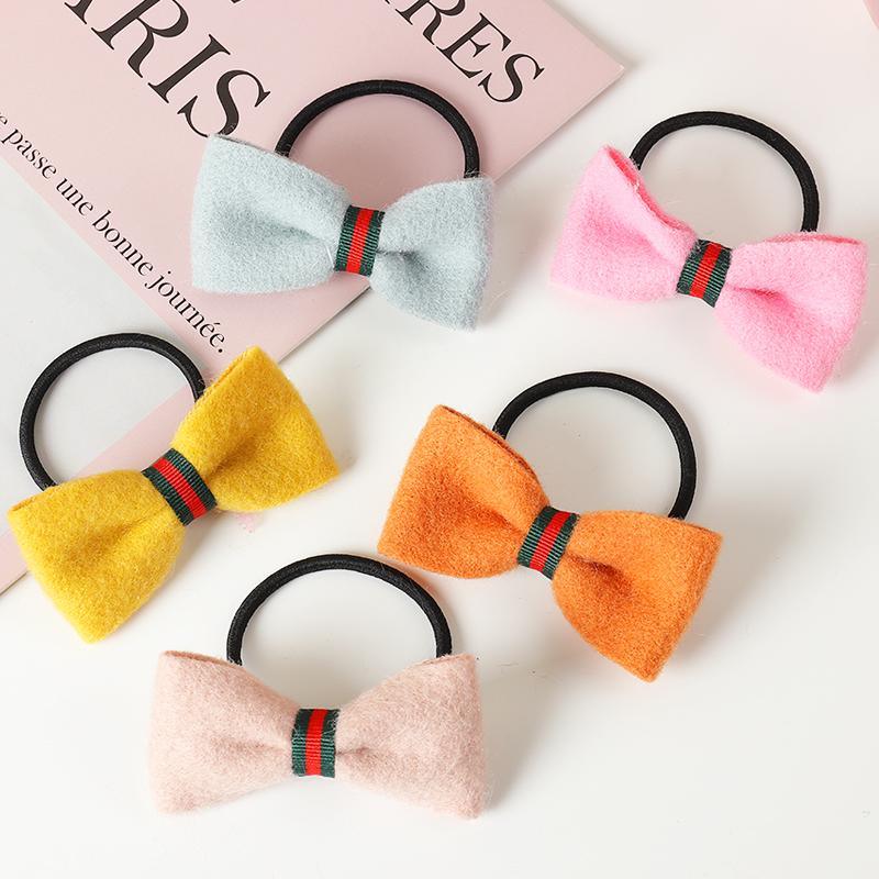 5-piece Bowknot Hair Rope for Girl - PrettyKid