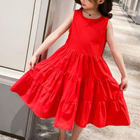 Solid Dress for Girl - PrettyKid