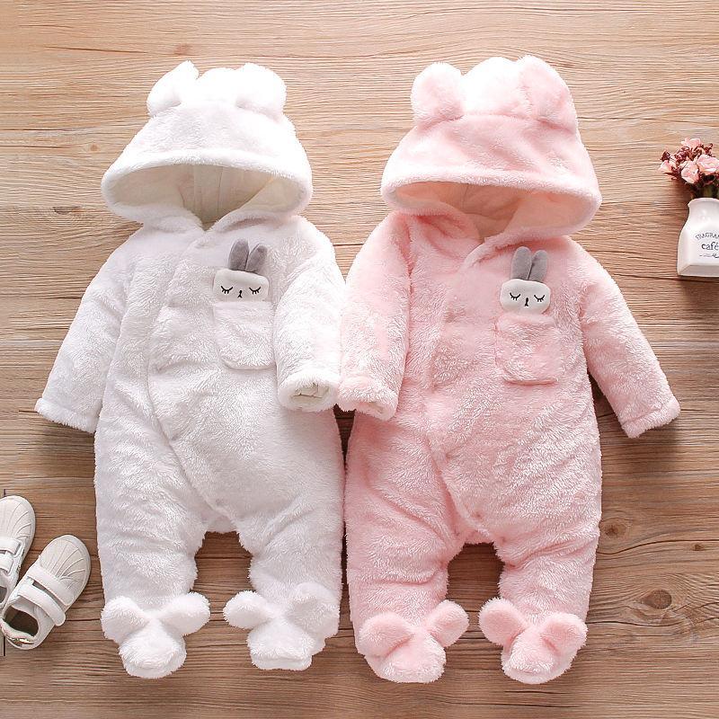 Winter Rabbit Thick Jumpsuit for Baby - PrettyKid