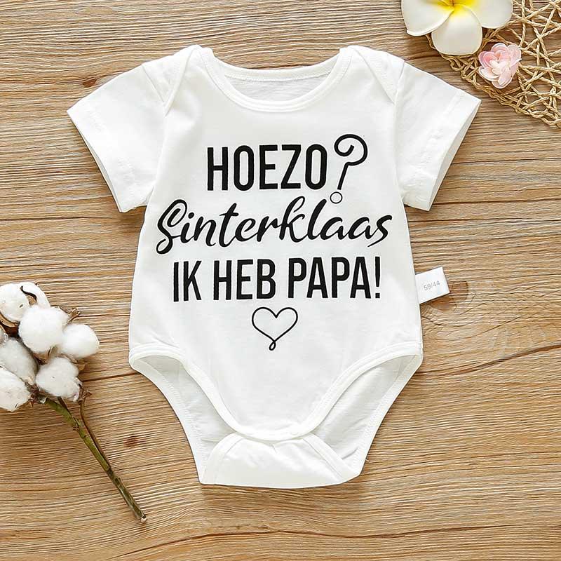 Baby Love Letter Cotton Summer Bodysuit - PrettyKid