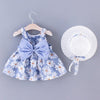2-piece Pretty Dress with Hat Wholesale children's clothing - PrettyKid
