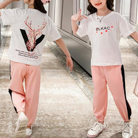 2-piece Floral T-shirt & Pants for Girl - PrettyKid