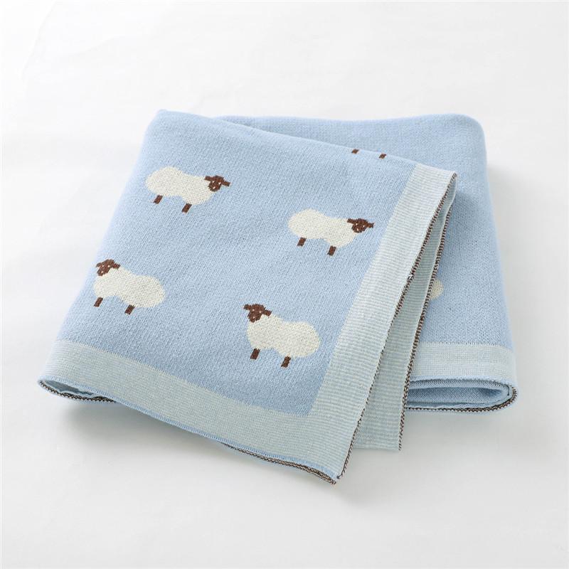 Sheep Print Baby Sleeping Blanket Children's Clothing - PrettyKid