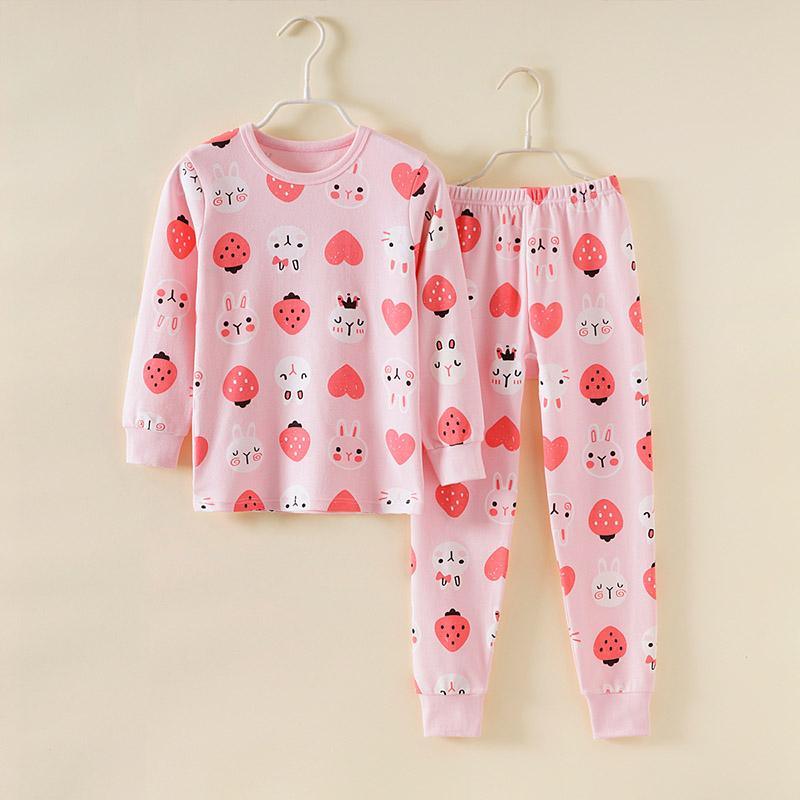 2-piece Cartoon Pattern Pajamas Sets for Girl - PrettyKid