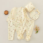Wholesale Baby Pure Cotton Animal Printed Home Set 5 Pieces in Bulk - PrettyKid
