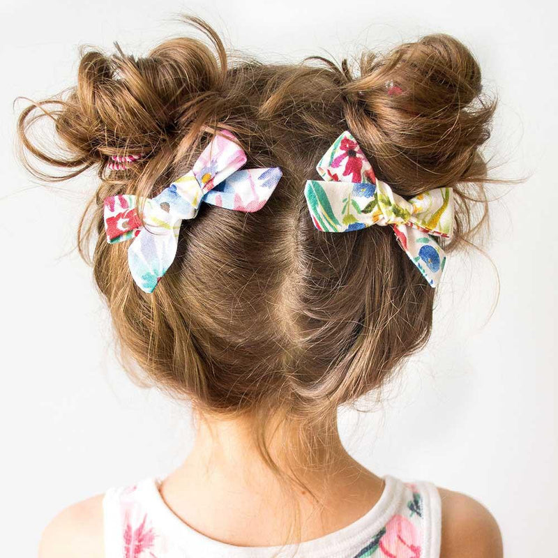 Cotton Printed Hair Clip for Girl - PrettyKid