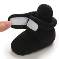 Velcro Design Cotton Fabric Shoes for Baby - PrettyKid