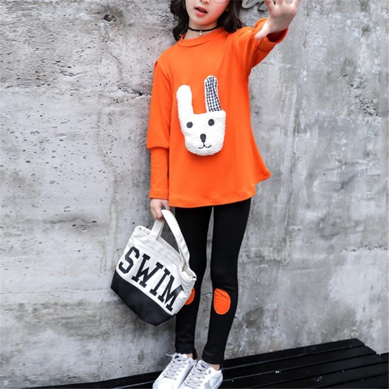 2-piece Long Sleeve T-shirt & Pants for Girl - PrettyKid