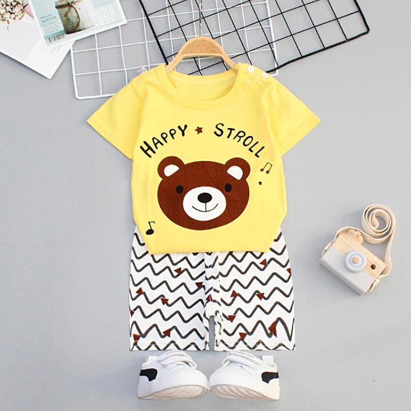 2-piece Thin Pajamas Sets for Toddler Boy Wholesale Children's Clothing - PrettyKid