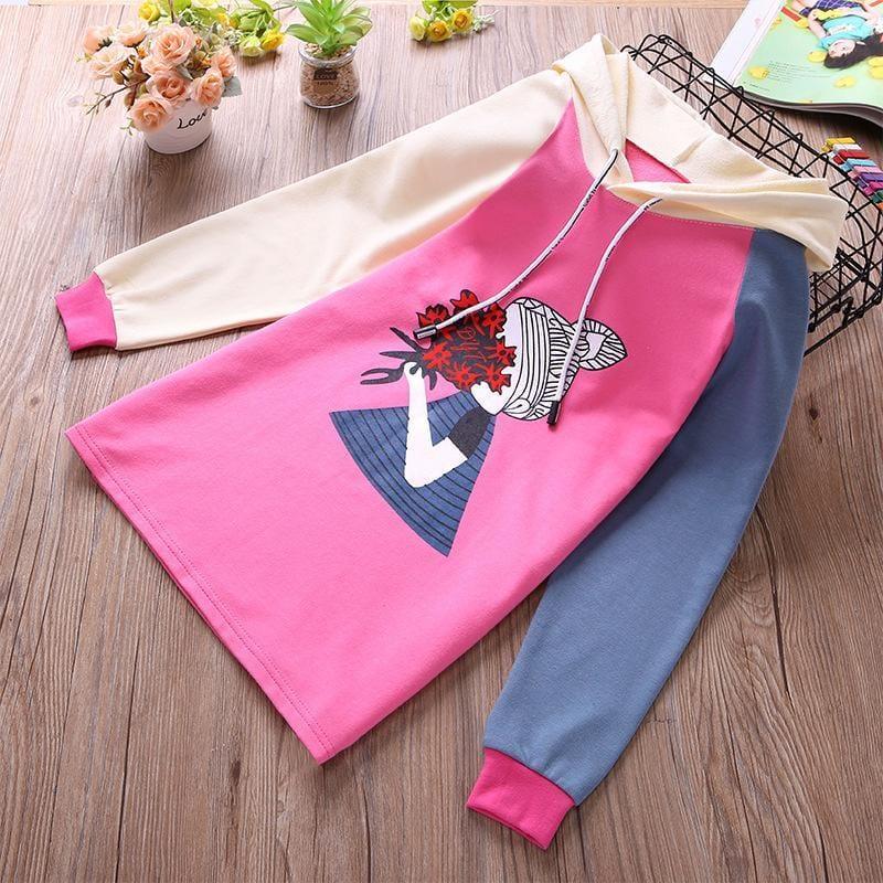 Color-block Hoodie for Girl - PrettyKid