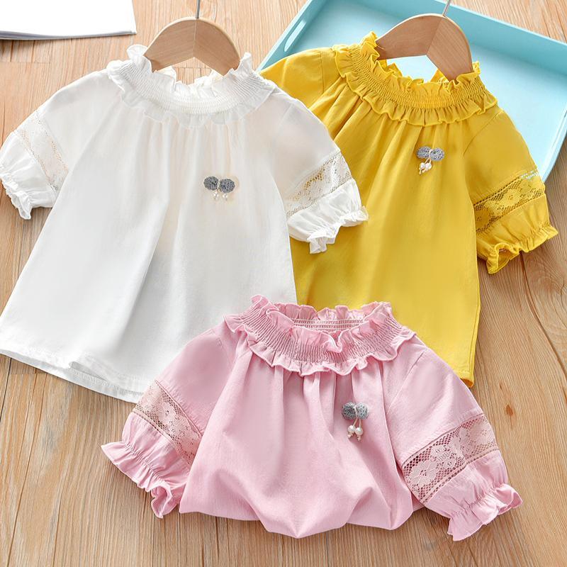 Ruffle T-shirt for Toddler Girl Wholesale Children's Clothing - PrettyKid