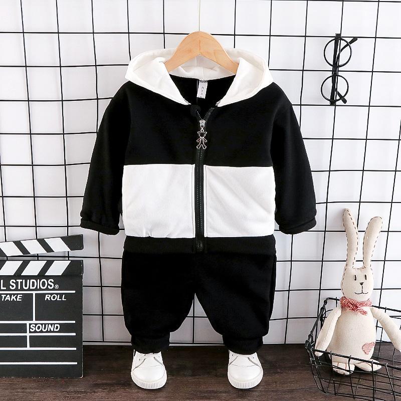 2-piece Panda Pattern Hoodie & Pants for Children Boy - PrettyKid