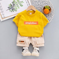 9months-4years Toddler Boy Sets Children's Clothing Two-Piece Suits Casual Summer Clothes - PrettyKid