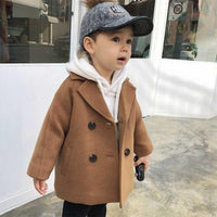 Solid Trick Duffle Coat Trench for Children Boy - PrettyKid