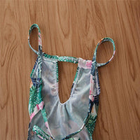 Tropical Swimsuits for Toddler Girl Wholesale Children's Clothing - PrettyKid