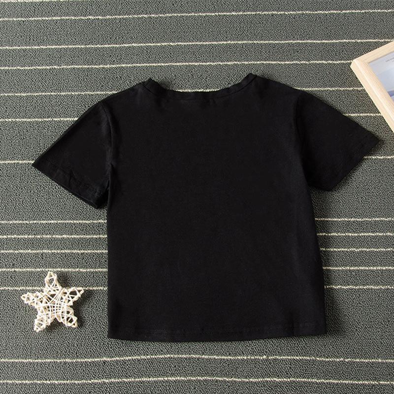 Fashion Letter Design T-shirt - PrettyKid