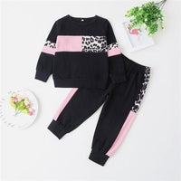 2-piece Leopard Sweatshirts & Leopard Pants for Toddler Girl - PrettyKid