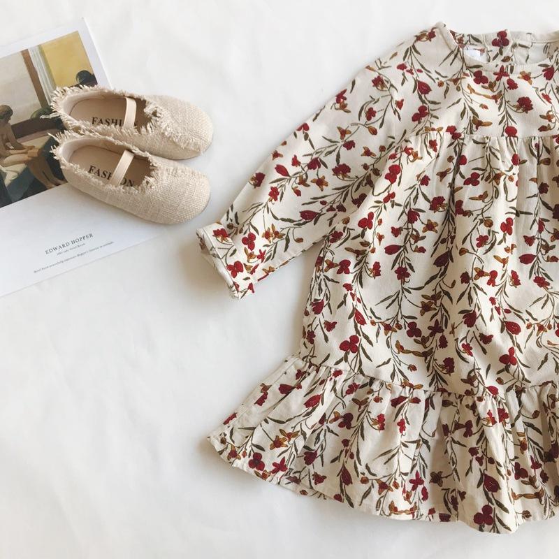 Floral Printed Dress for Toddler Girl - PrettyKid