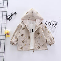 Fashion Cartoon Bear Jacket - PrettyKid