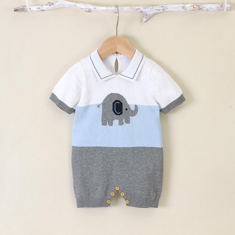 Cotton Color-block Jumpsuit for Baby Boy - PrettyKid