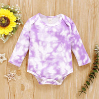 Fashion Long-sleeve Tie-dye Bodysuit Wholesale children's clothing - PrettyKid