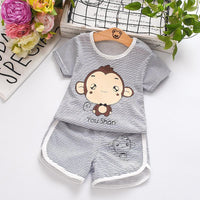 2-piece T-shirt & Shorts for Toddler Boy Wholesale Children's Clothing - PrettyKid