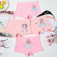 4-piece Cartoon Pattern Panties for Girl - PrettyKid