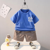 Grow Boy Loose T-shirt & Big Pocket Shorts - PrettyKid