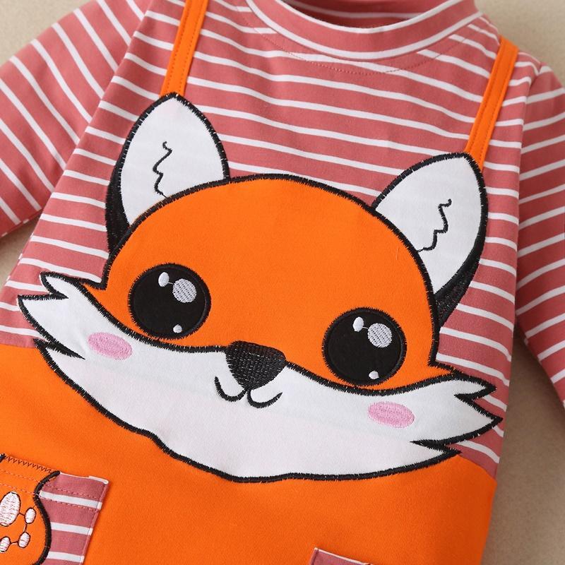 Fox Pattern Jumpsuit for Baby - PrettyKid