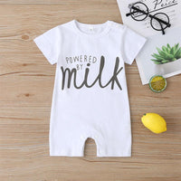 Baby Letter Print Bodysuit - PrettyKid