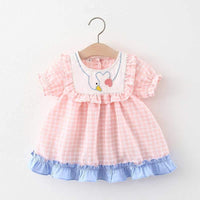 Baby Girl Animal Pattern Summer Dress - PrettyKid